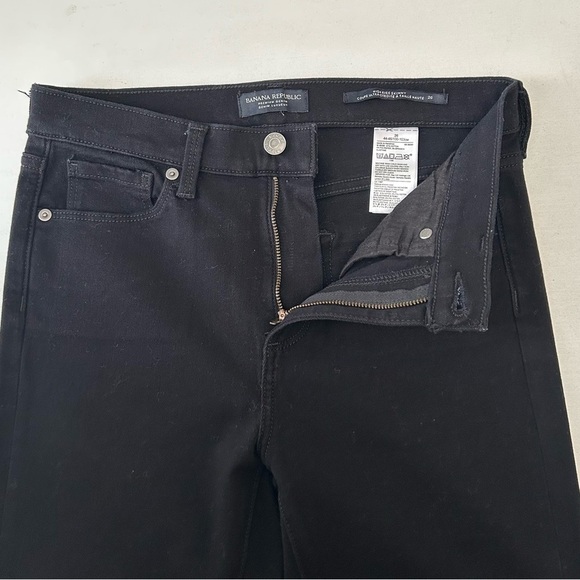 Banana Republic High Rise Skinny Jeans Black Size 26 - Picture 9 of 15